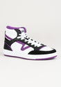 Lowland Mid CC newvarsityblack-white-purple Vorderansicht