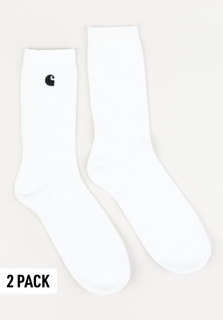 Madison 2 Pack Socks white-black Vorderansicht