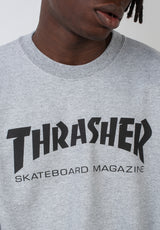 Skate-Mag Crewneck greymottled Rückenansicht