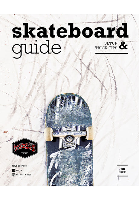 Skateboard Guide (english) no color Vorderansicht