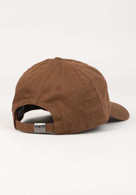 Madison Logo Cap deepHbrown-black Rückenansicht