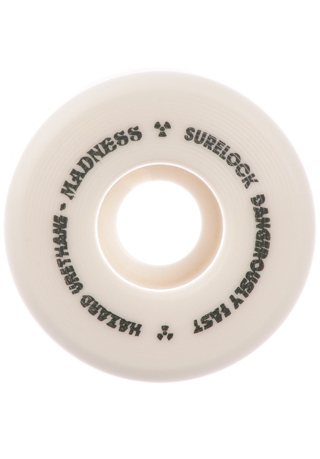 Hazard Sign Conical Surelock 101A white Close-Up2