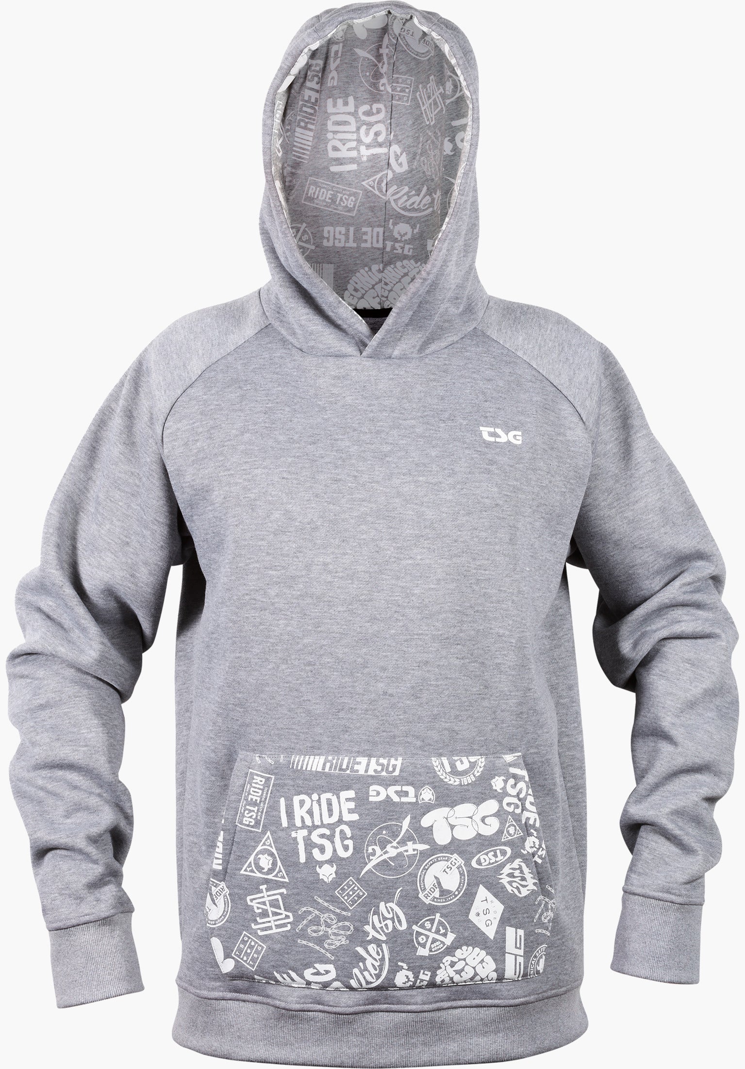 Sticky TSG Hoodie in dark grey mel for men – TITUS