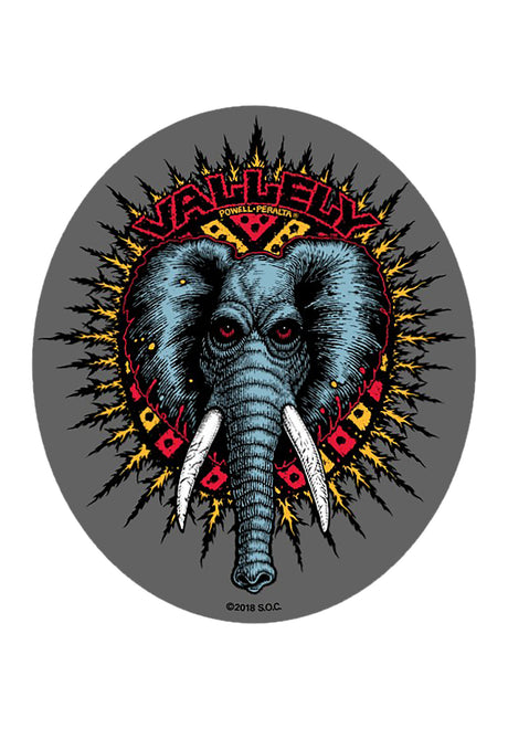 Mike Vallely Sticker clear Vorderansicht