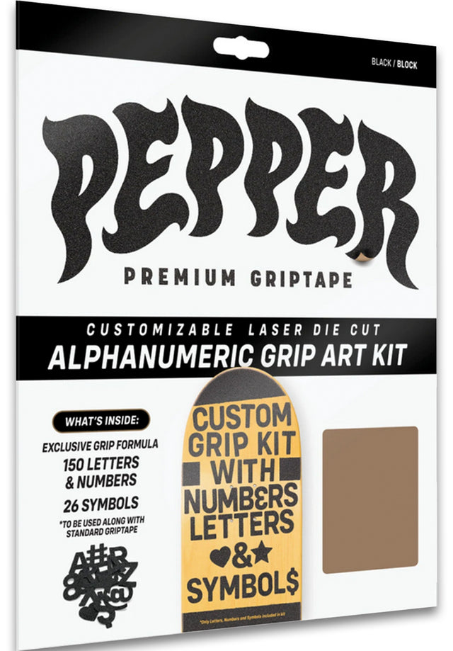 G5 Alpha Numeric Custom Grip Kit black Vorderansicht
