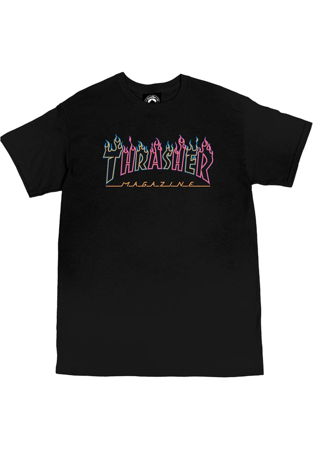 Double Flame Neon black Vorderansicht