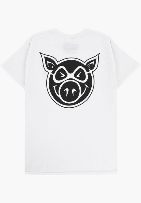 Pig Head F&B white Rückenansicht