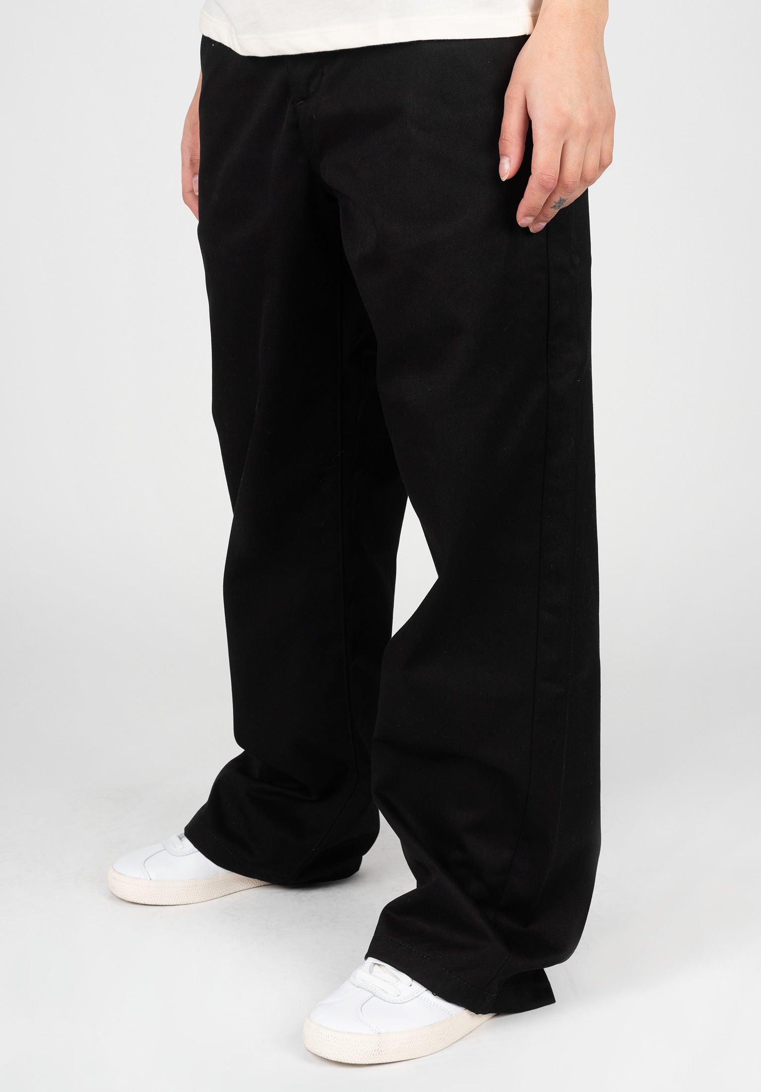 Hill Pants Dr Denim Chino- / Cloth pants in black for women – TITUS