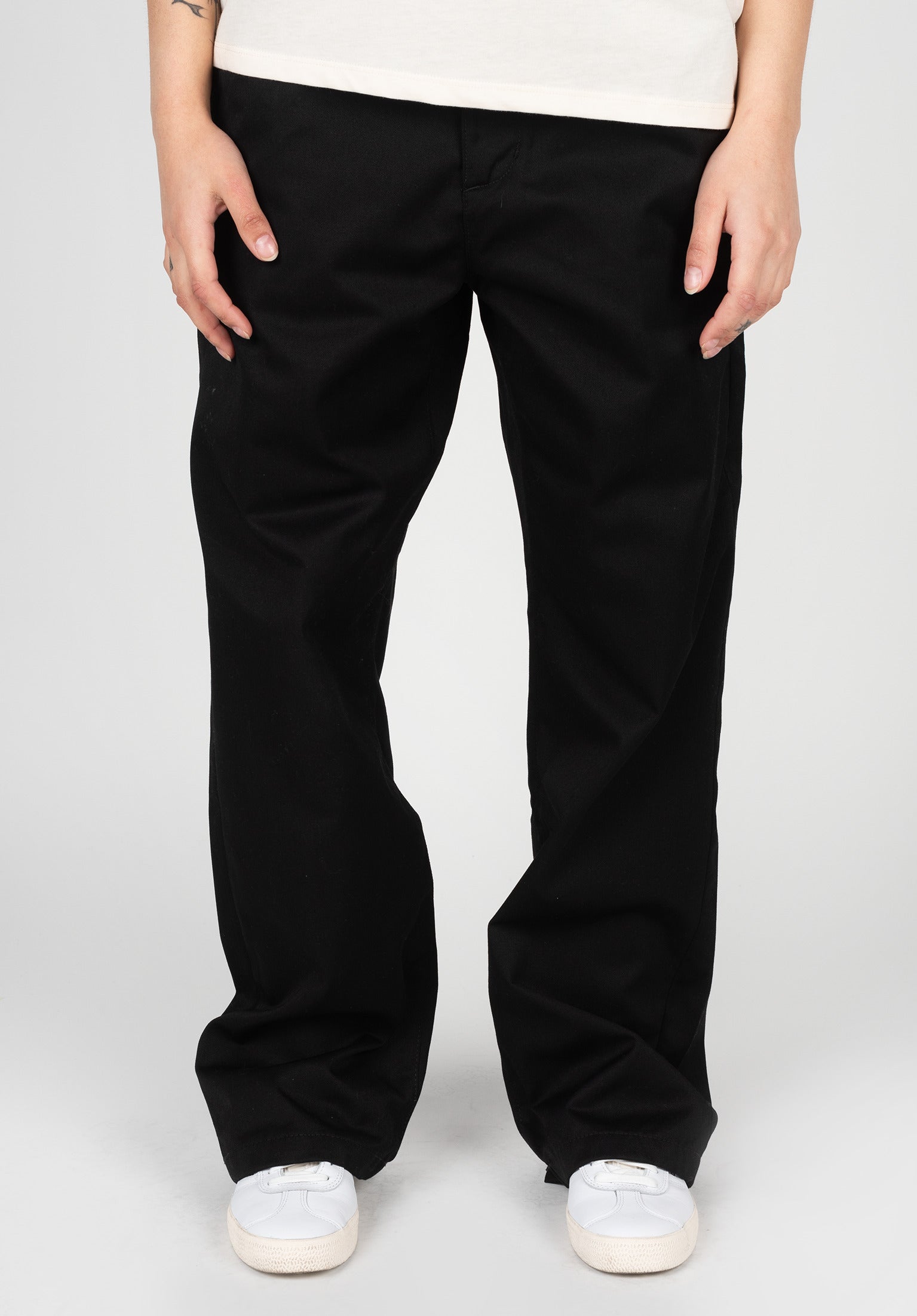 Hill Pants Dr Denim Chino- / Cloth pants in black for women – TITUS