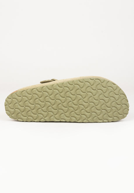 Boston Suede Leather fadedkhaki Close-Up1