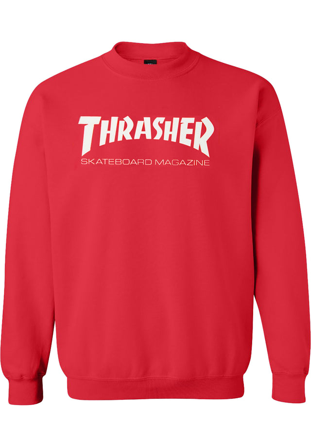Skate-Mag Crewneck red Vorderansicht