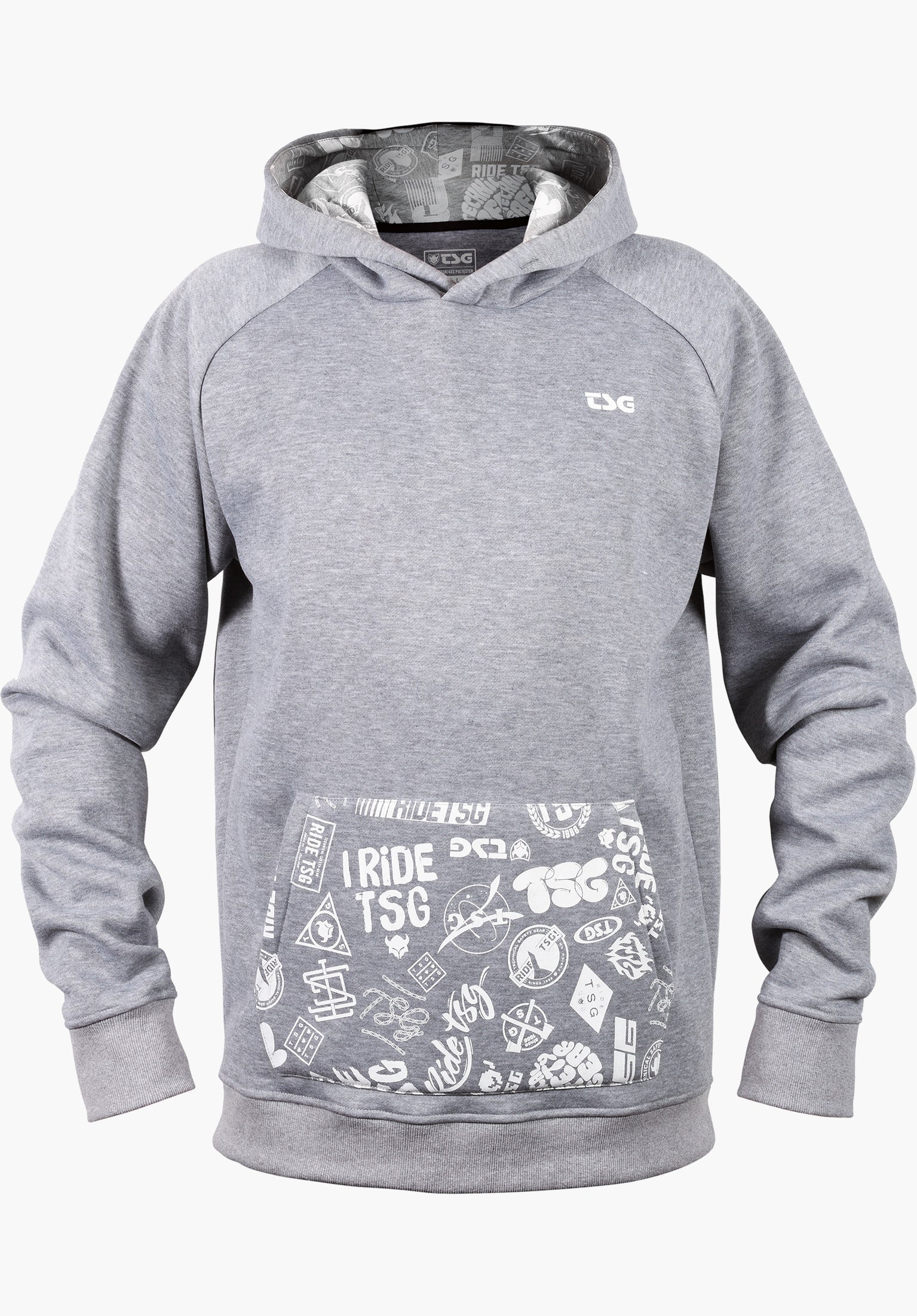 Sticky TSG Hoodie in dark grey mel for men – TITUS