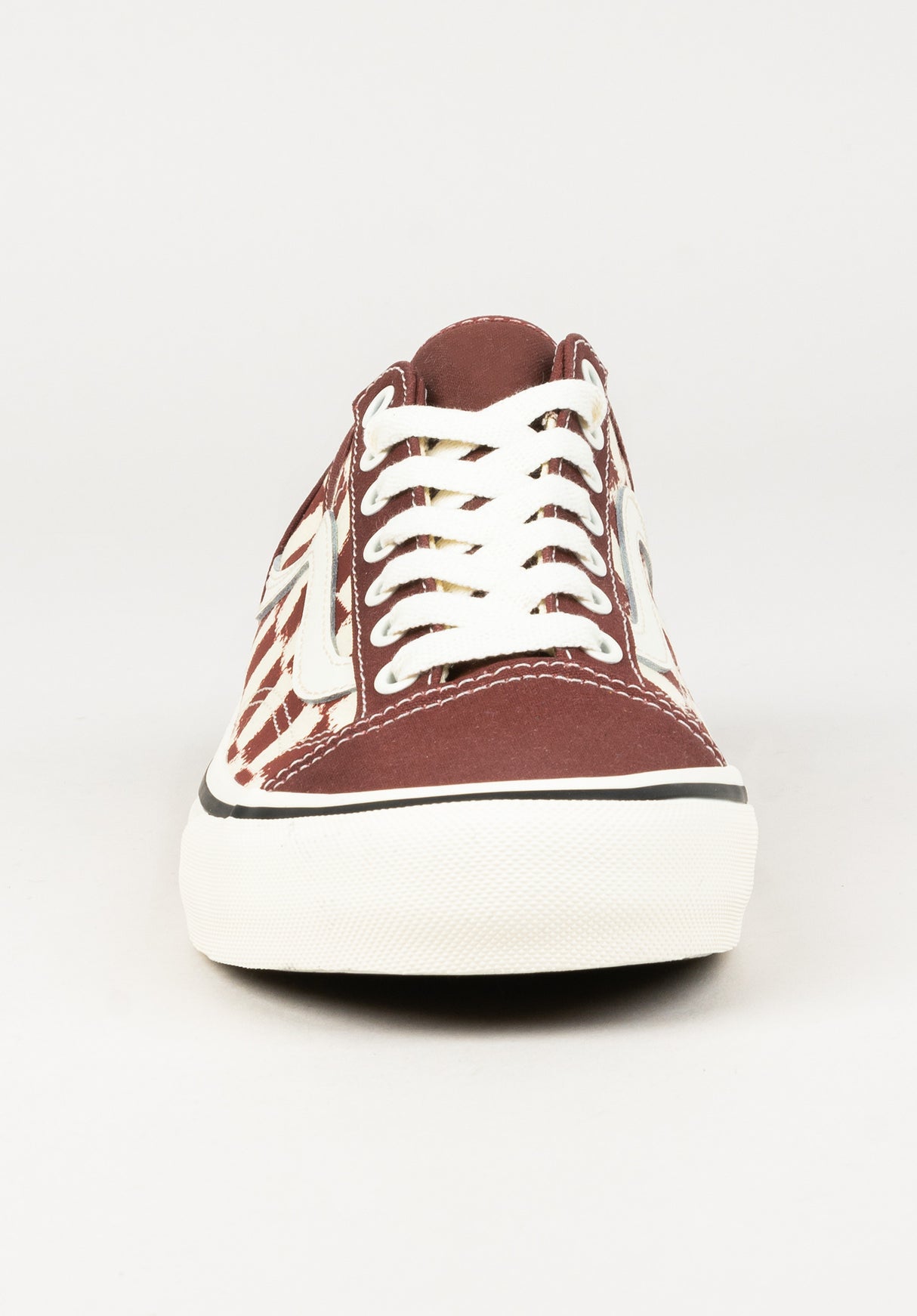 Vans old skool pro port royal & white checkered skate shoes Clearance