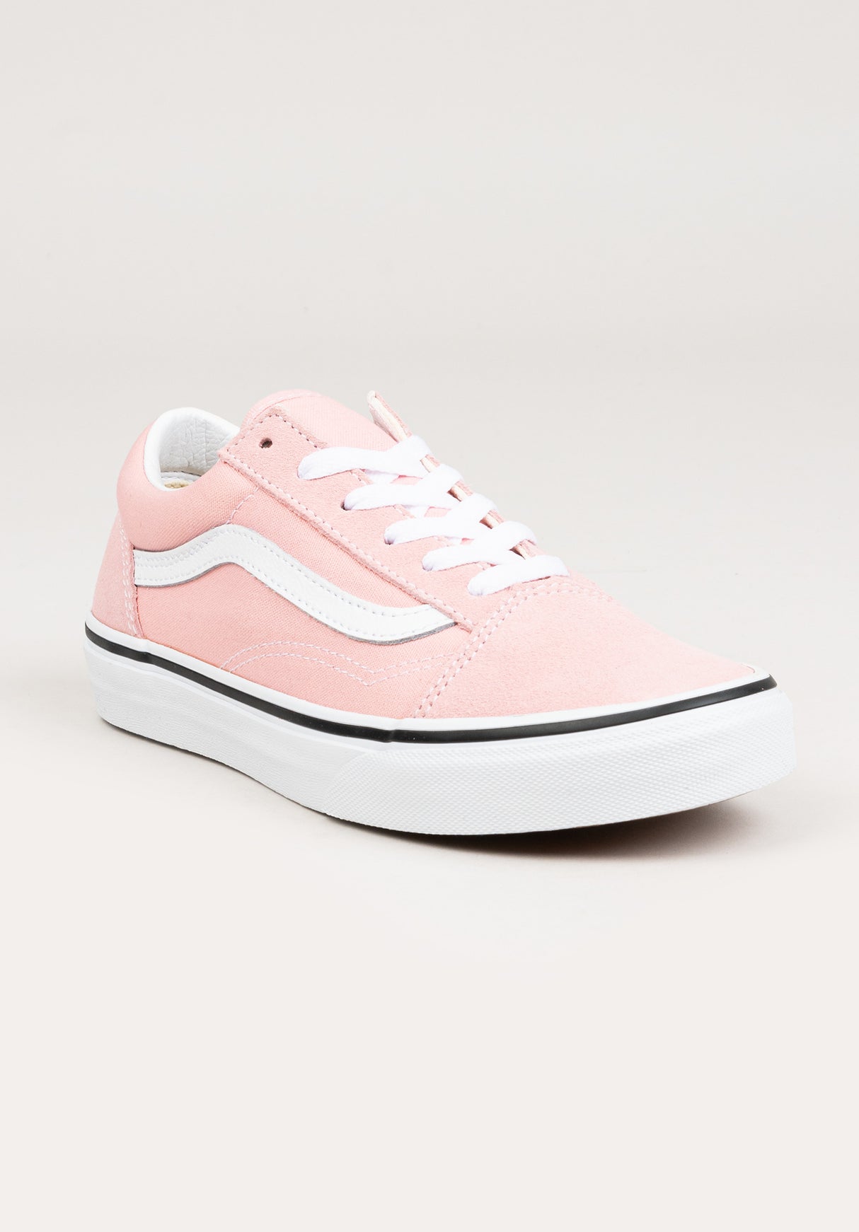 Old Skool Kids Girls powderpink-truewhite Vorderansicht