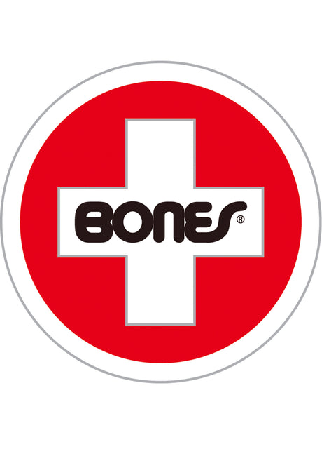 Swiss-Round 6" Sticker no color Vorderansicht