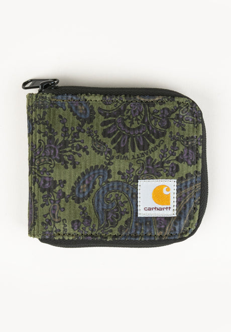 Flint Zip Wallet paisleyprint-plantrinsed Vorderansicht