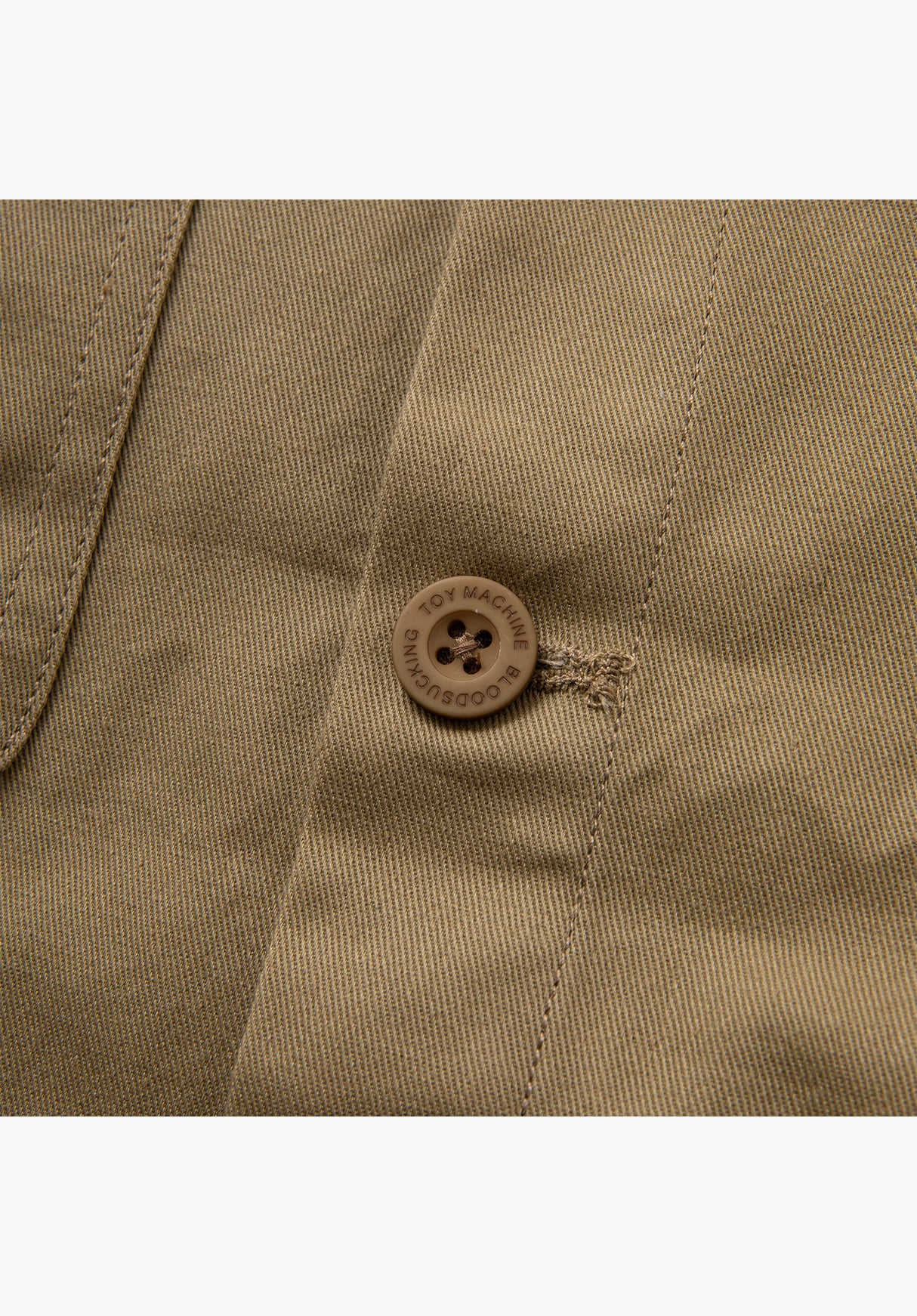 Lightning Eye Twill Work Jacket khaki Close-Up2