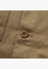 Lightning Eye Twill Work Jacket khaki Close-Up2
