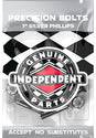 1" Kreuz black-silver Vorderansicht