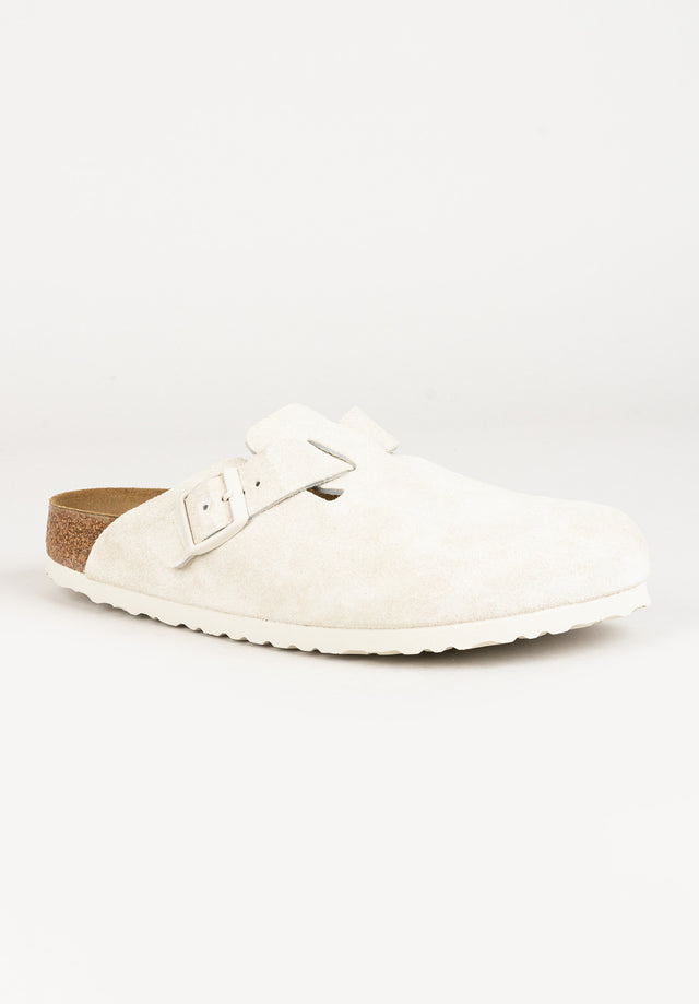 Boston Suede Leather antiquewhite Vorderansicht
