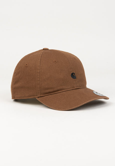 Madison Logo Cap deepHbrown-black Vorderansicht