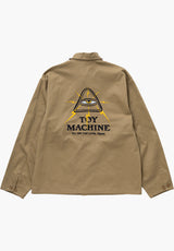 Lightning Eye Twill Work Jacket khaki Rückenansicht