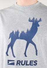 Deer heather-greymottled Rückenansicht