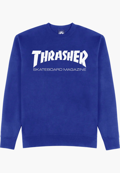 Skate-Mag Crewneck royalblue Vorderansicht