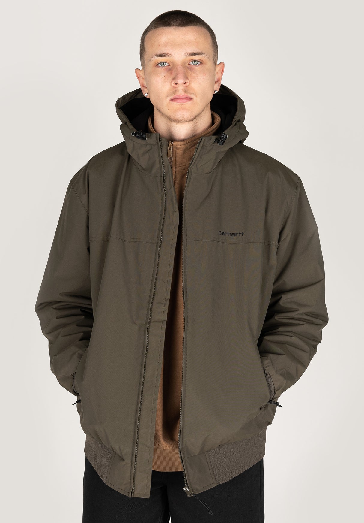 Hooded Sail Jacket Carhartt WIP Veste d'hiver en cypress-black pour Homme –  TITUS