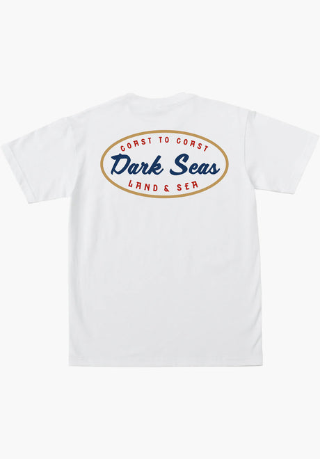 Magnitude Pocket Tee white Rückenansicht