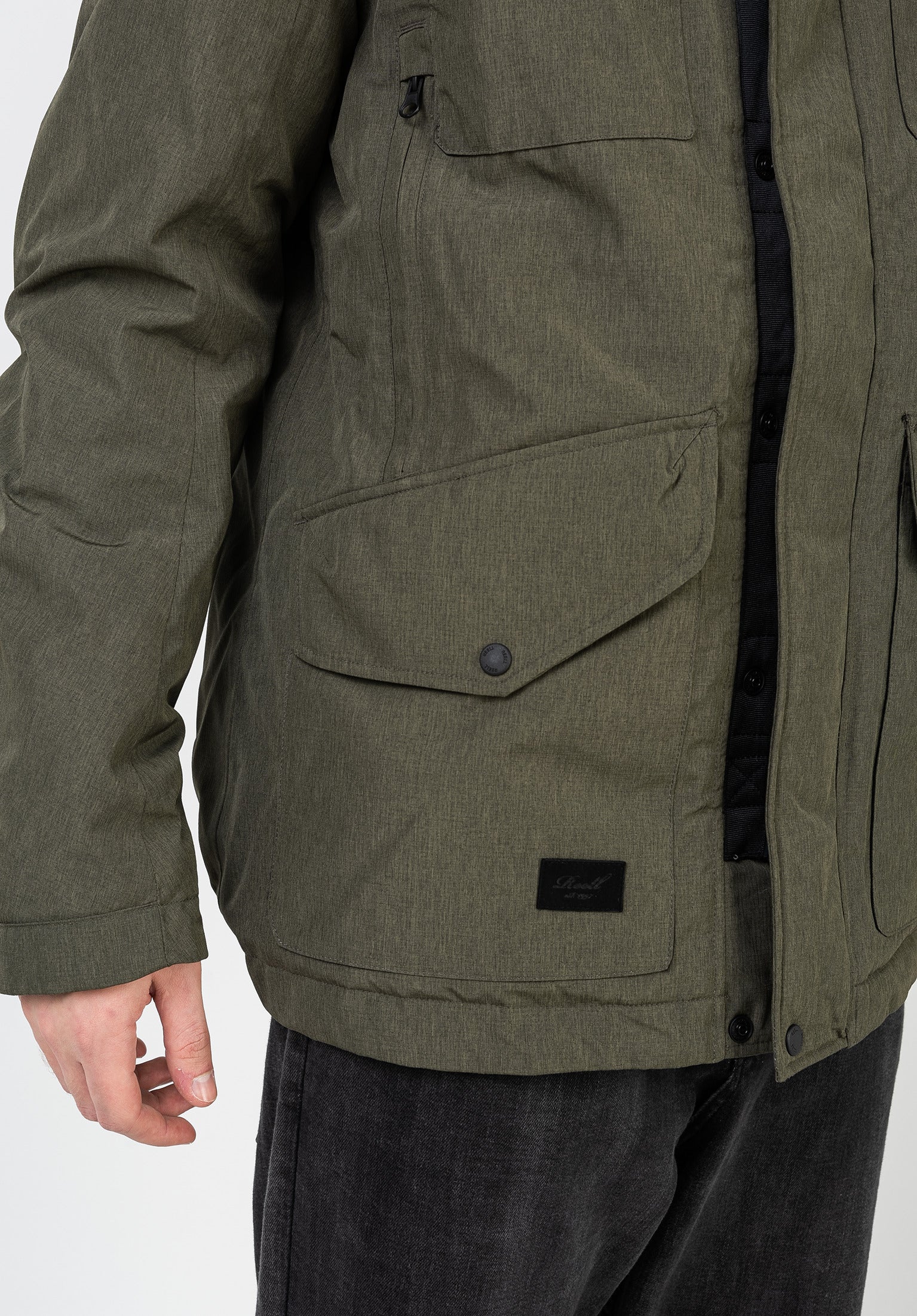 Field Jacket 2 Reell Winter Jackets in olivemelange for men – TITUS