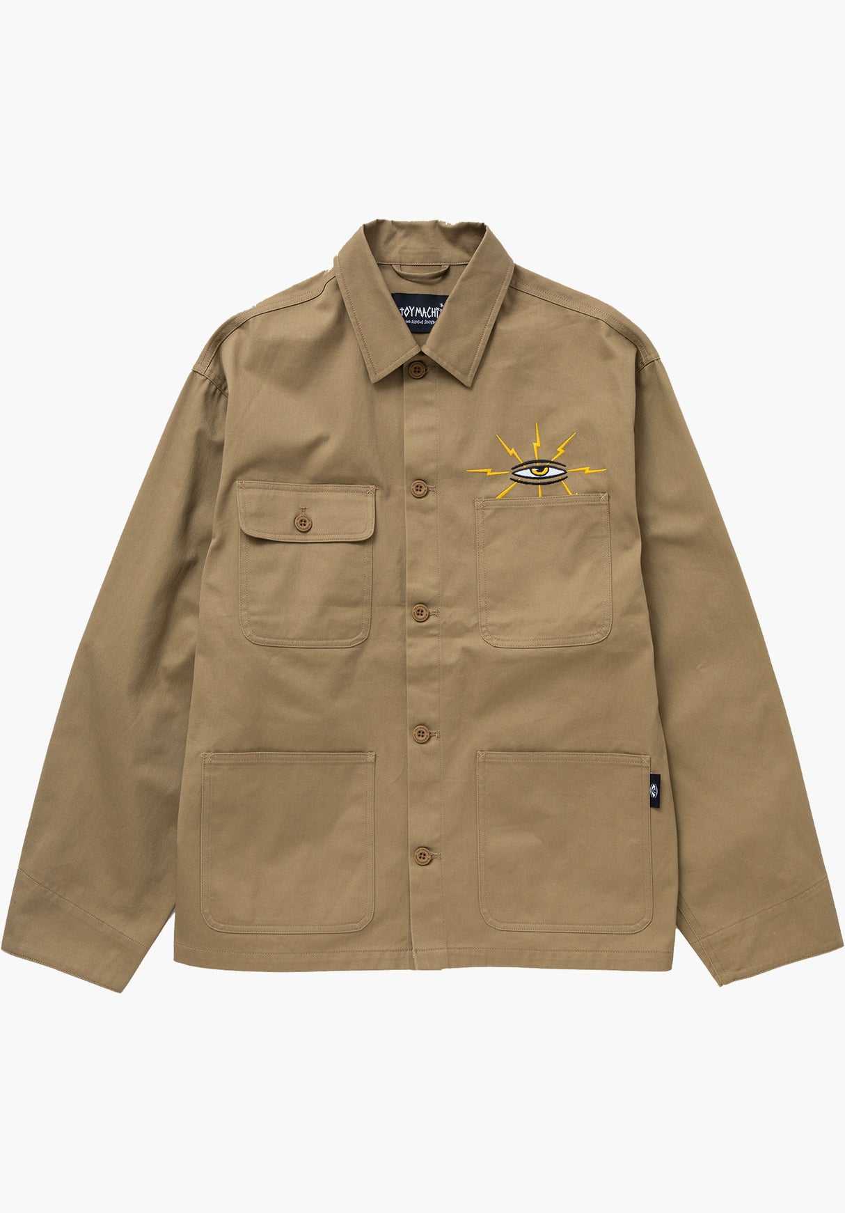 Lightning Eye Twill Work Jacket khaki Close-Up1
