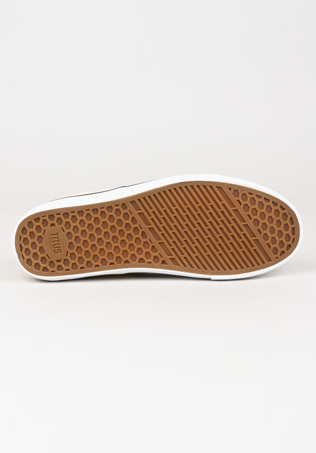 Clubman vanilla-darkgreen-white Close-Up1